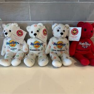 Hard Rock Cafe Collectible Bears